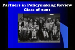 Partners in Policymaking Class of 2001 Review