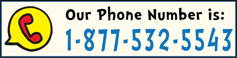Image of a telephone with the Advocates in Action phone number: 1-877-532-5543