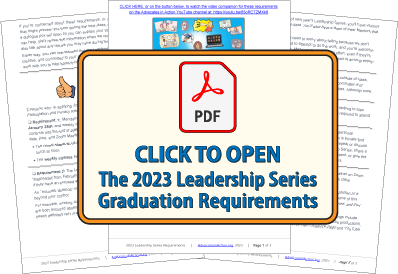Click to ope the 2023 Leadership Series Graduation Requirements in PDF
