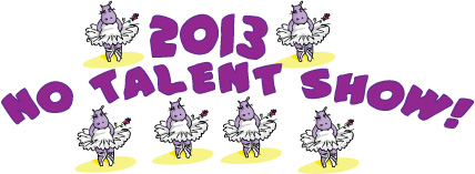 2013 no talent show