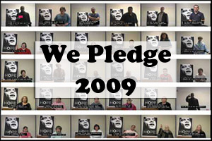 We pledge video page