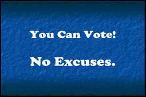 You Can Vote. No excuses!