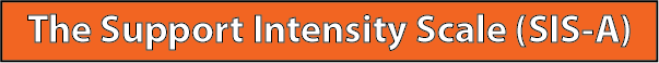 The Support Intensity Scale (SIS-A)