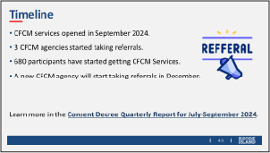 Download the Consent Decree Quarterly report for July-September, 2024