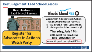 Register for Advocates in Action's Virtual Watch Party for Best Judgment