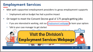 Visit the Division's Employment Services Webpage
