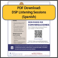 Download the RISWI DSP Listening Sessions Invitiation in Spanish