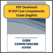download the RISWI RI DSP Core Competencies Guide in English