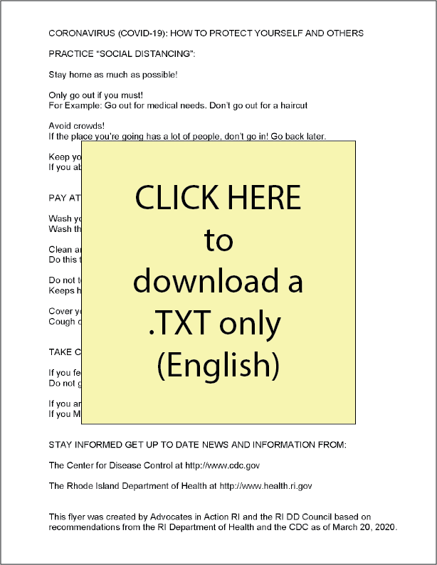 CLICK HERE to download a .txt only file (English)